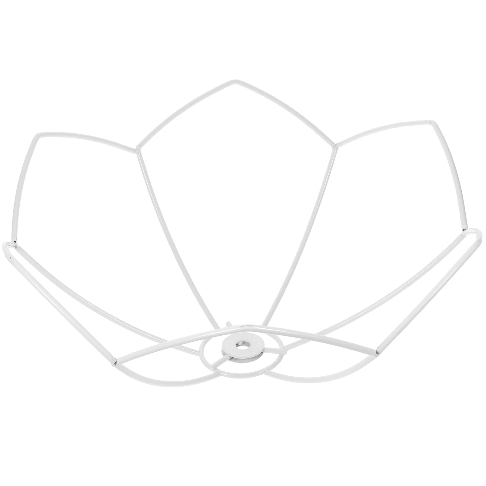 

Wire Lamp Shade Frame Metal Cage Lamp Guard Clamp Bulb Holder Diy Flower Shape Lampshade Bracket Shade Cover Ceiling