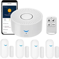 Smart WiFi Home Security Alarm System with Wireless Siren and App Control (C)