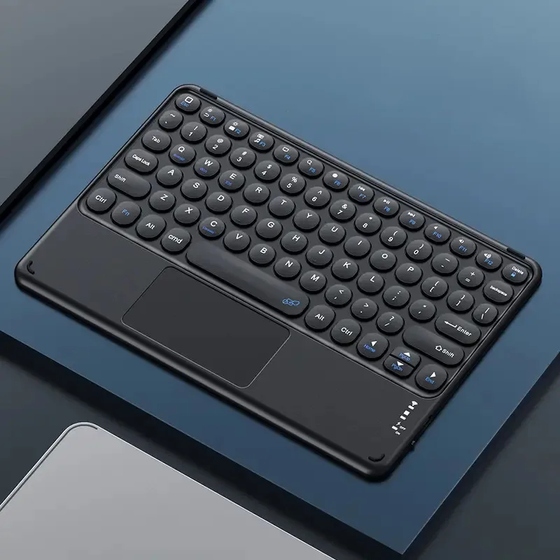 Ultra-Slim Wireless Keyboard Touchpad ipad 10-Inch Rechargeable Bluetooth-compatible Keyboard iPad Windows Android