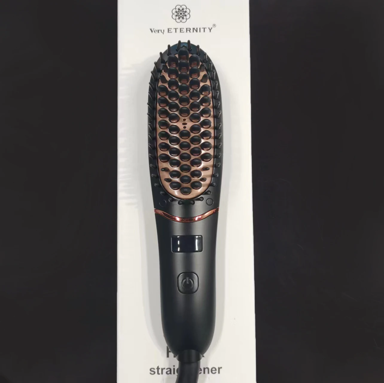 Hair Straightener Brush Men Beard Comb Straighting brush Ceramic Hair Curler Comb Straighteners Curling Iron Bru