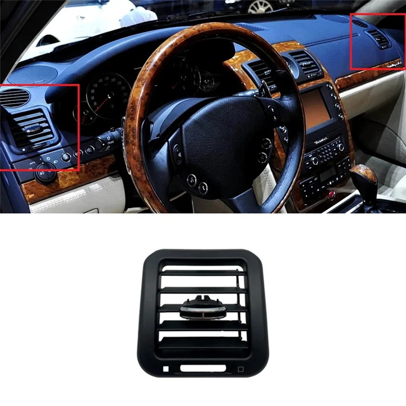 Maserati Quattroporte 2004-2012 대시 보드 측면 공기 배출구 벤트 그릴 패널 66527400 66527407 66527408 용 액세서리