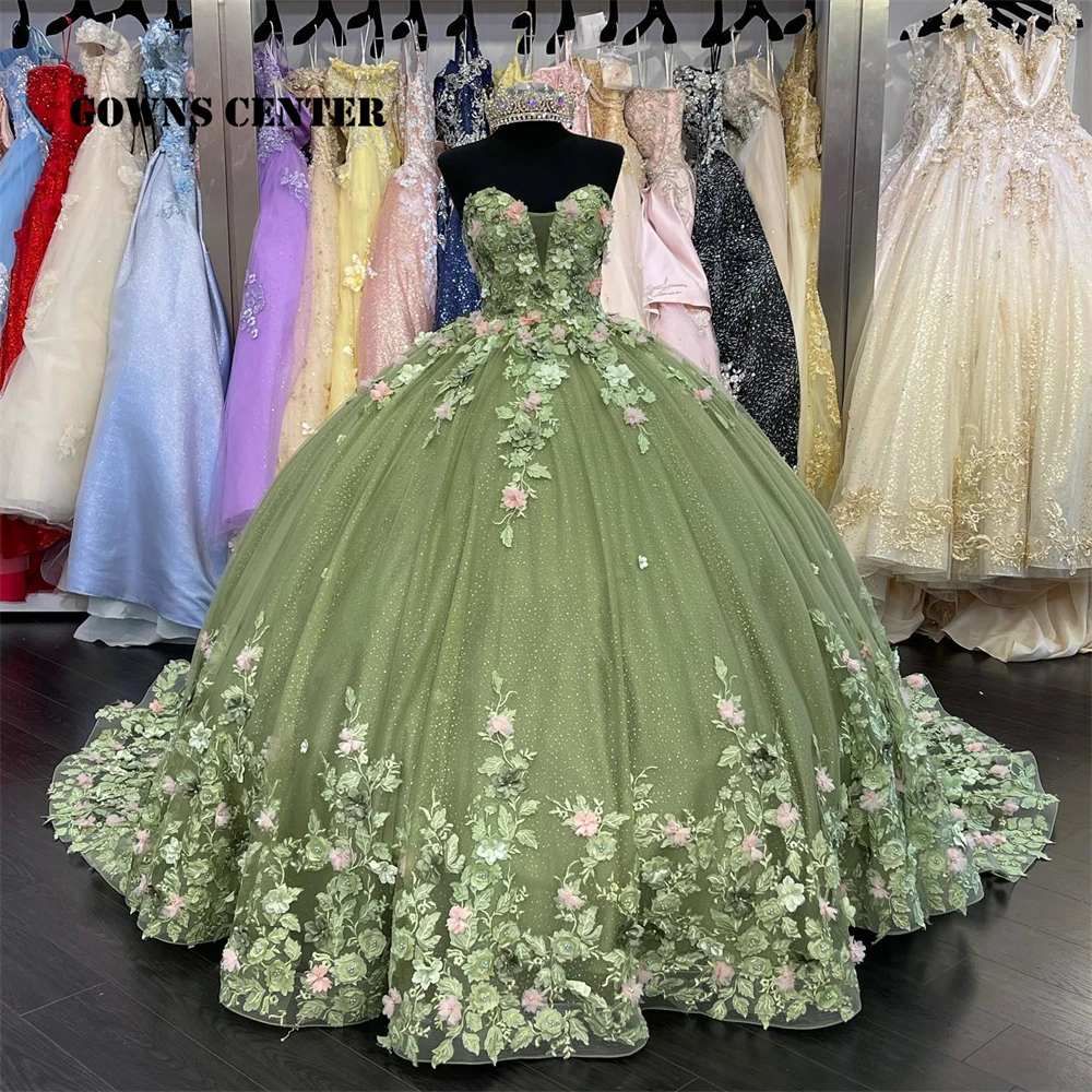 

Elegant Sweetheart Ball Gown Lace Quinceanera Dresses Sweet 16 Dress 2023 Mexico Long quinceanera de 15 anos robe de bal