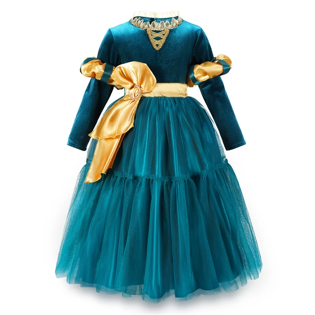 Disguise Merida Deluxe Child Costume - Brave Princess Dress, Size 4-6x - View #8