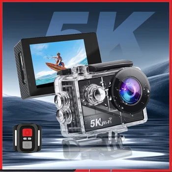 Ultra HD 5K 4K60fps 50MP Action Camera M44 Wi-Fi 5X Zoom 170D Anti-Shake 30M Telecamera sportiva impermeabile con obiettivo Fisheye Sony 386