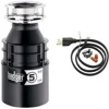 Badger 5 1/2 HP Food Waste Disposer and Power Cord Kit 1