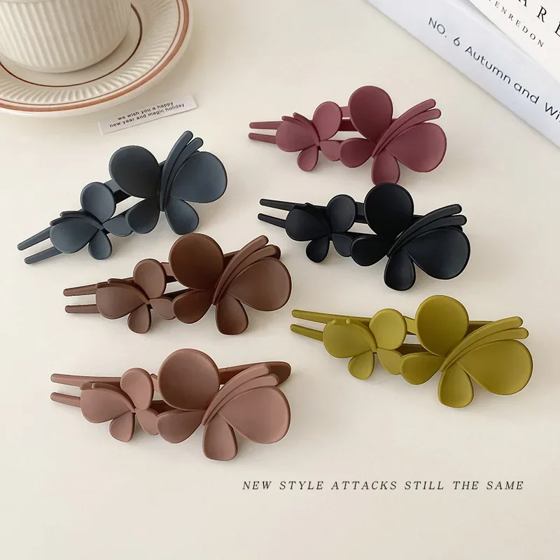 Retro Butterfly Hairpin 2023 Summer New Charming Bobby Pin Elegant Fashion Alligator Clip Hair Accessories for Women Headdress
