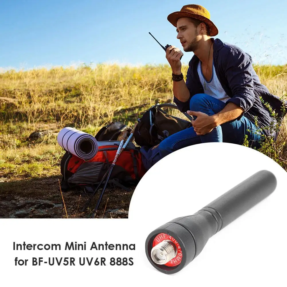 

1pc Soft Antenna 400-470MHz SMA-F Female for Baofeng UV-5R UV-6R BF-888S Radio