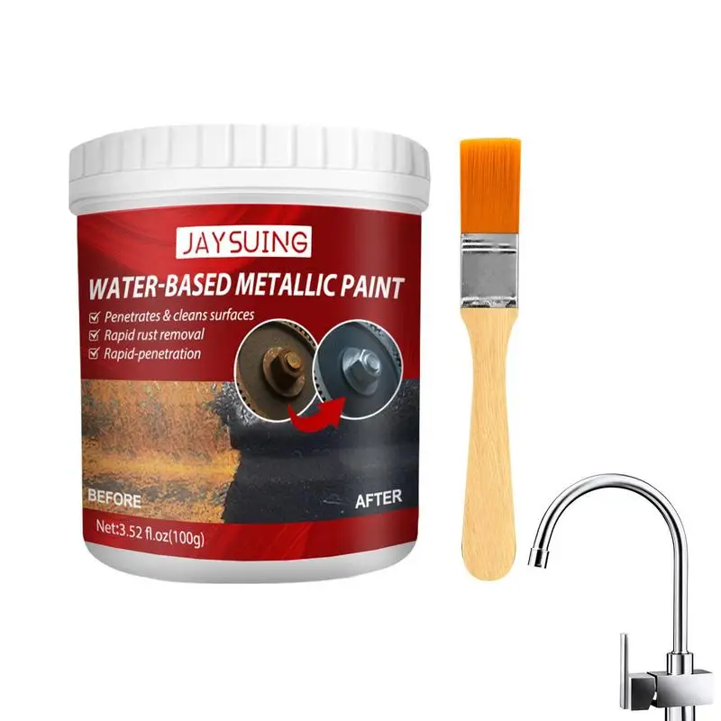 100G Metal Rust Remover Paint Auto Antiruggine Converter Metal Conversion Agent Antiruggine Paint Care Detailing Prodotti Per Auto