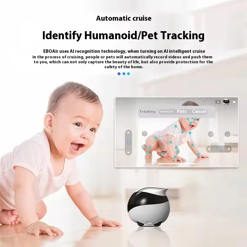 Enabot EBO AIR Intelligent Robot EBO SE Wireless Camera Robot Remote Monitoring Realtime Pet Companion Home Camera