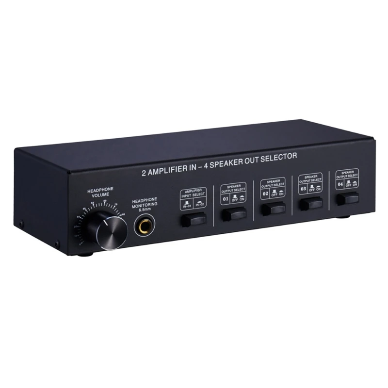 

Distribution Splitters 2 Input 4 Output Power Amplifiers & Speaker Switcher Speaker Switching Comparator 300W