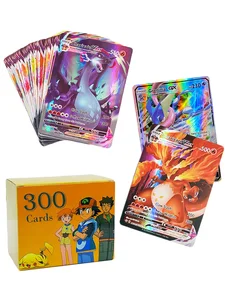 50-300 шт Pokemon Card 300 V MAX 300 GX Лидер продаж Детская битва английская версия игра тег команда Shining Vmax TOMY Charizard