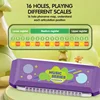Children's Toy Cartoon Crab Mini Harmonica with Led Light Mouth Organ Baby Early Education Musical Instrument Toys for Kids Gift 3