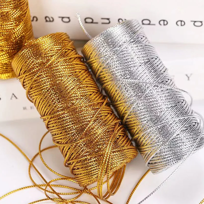 Macrame Cotton Rope Twisted Jute Colored Cotton Two-Color Rope Process For Wall-Mounted Gift Packaging DIY Wedding Deco 2mm 100m cotton rope jute rope macrame cord