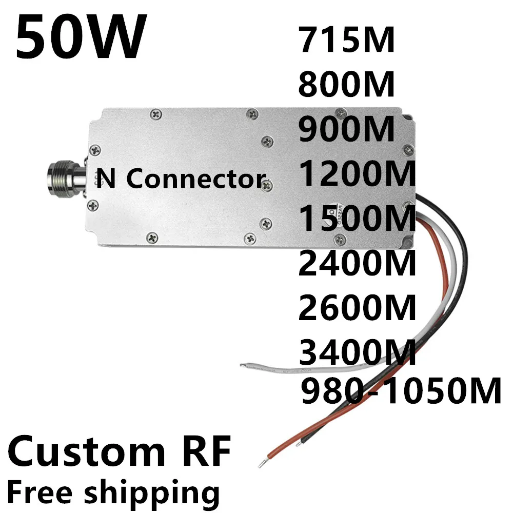 50W N CONNECTOR RF 800MHZ 900MHZ 1200MHZ 980-1050MHZ 1170-1280 for RF POWER amplifier WIFI NOISE SOURCES