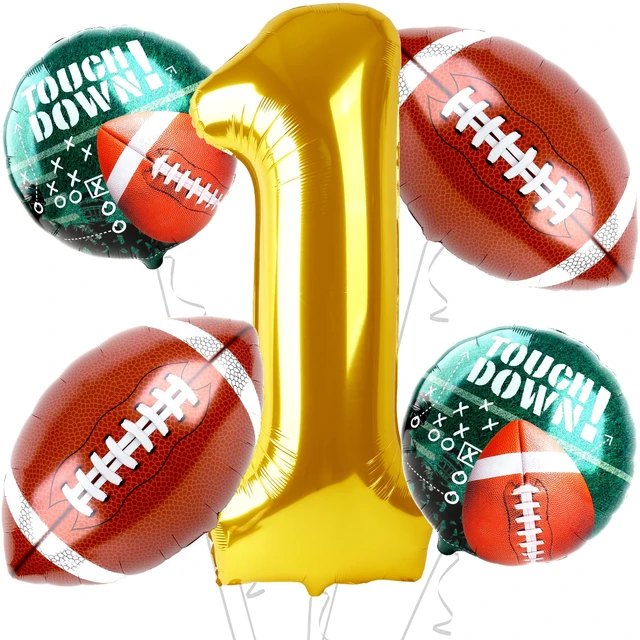 Football First Birthday Decor, Football One Year Party Pack