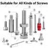 High Strength Threadlocker Red Medium-Strength Blue Thread Nut Bolt Locker Screw Glue Removable Lock&Seal Metal Fasteners 10ML 3