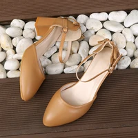 2025 Spring/Summer Hot Sale！Fairy Style Thin-Strap High Heels - Bowknot with Golden Buckle, Comfortable & Versatile 4