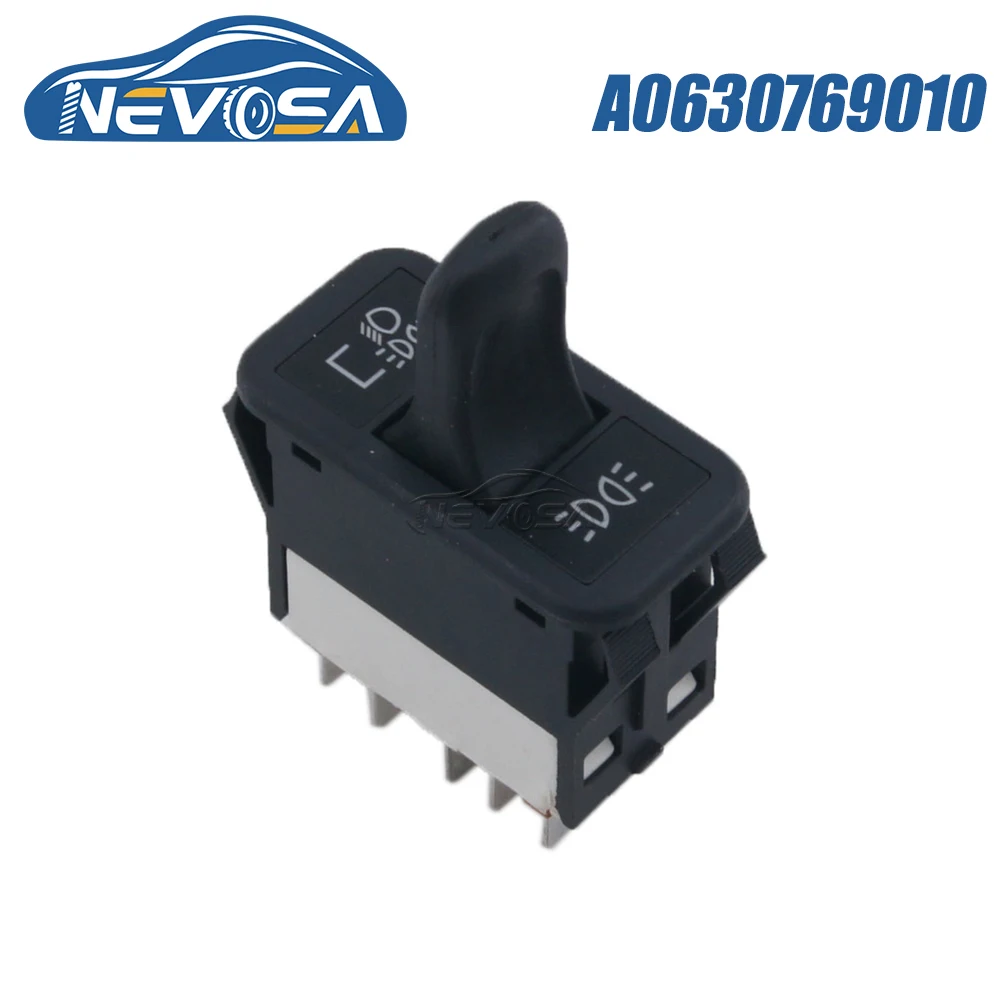 

NEVOSA 0630769010 For Freightliner Columbia 2001 2002 2011 Car Electric Headlight Head Fog Lamp Light Control Switch A0630769010