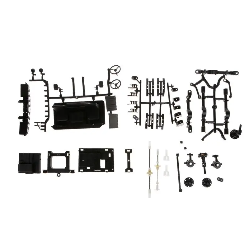 【Bestseller】 WPL B-24 KIT Remote Control Truck DIY Off-Road 4WD B24 RC Car 4 Wheel Buggy Drive Climb GAZ-66 Vehicle Gift Toy for Boy.