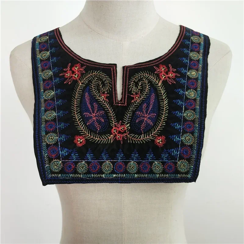 Lace Collar DIY Embroidery Ethnic Style Lace Neckline Decorative Clothes Neckline Accessories Decals