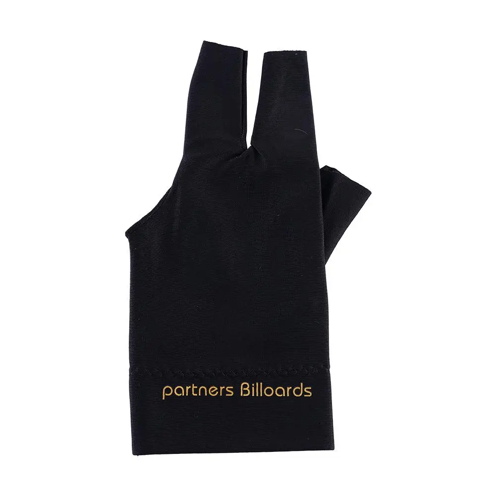 1PCS Three Fingers Snooker Glove Pure Color Elasticity Anti Glove Left Training Hand Right Spandex Billiard Skid R9J2