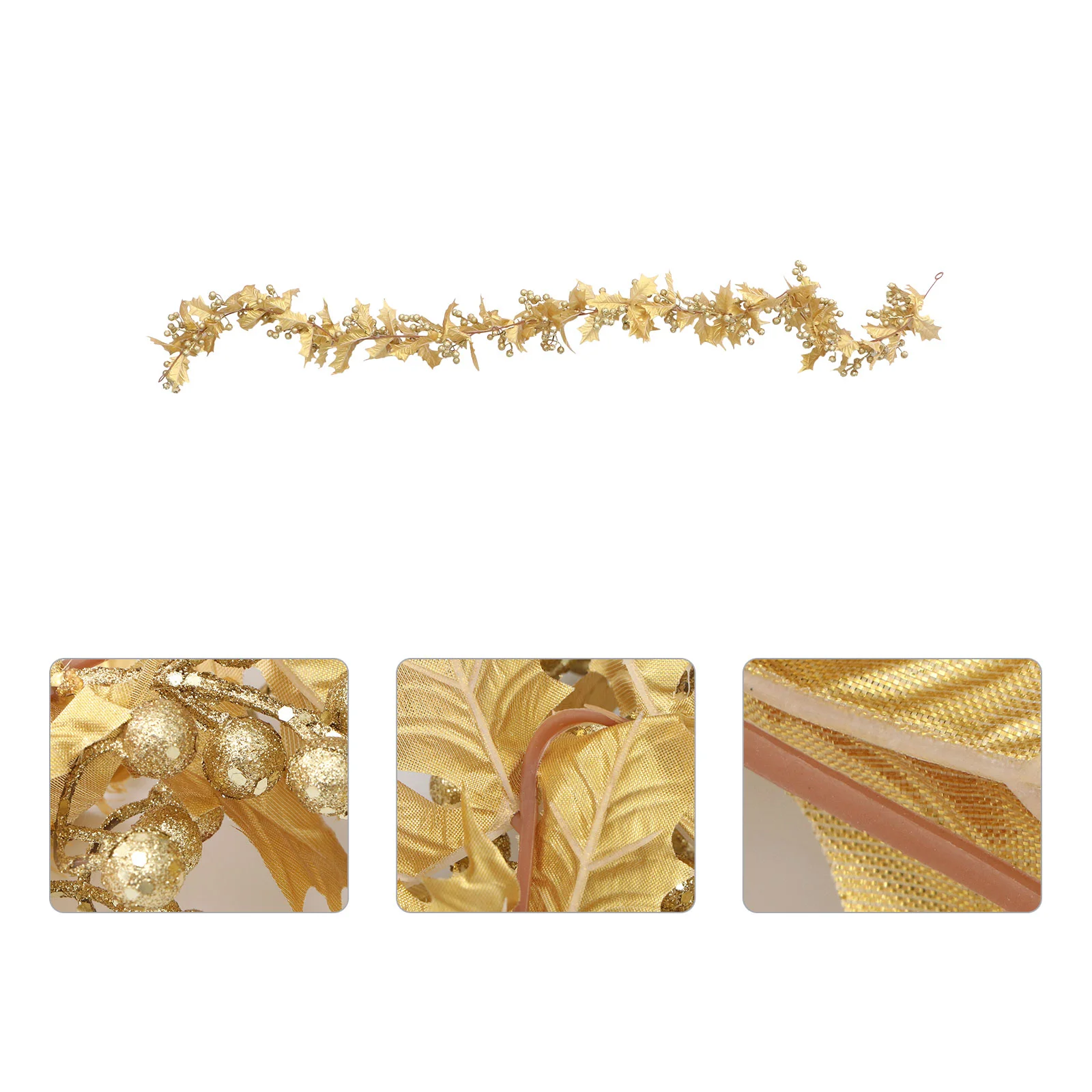 

Украшение, рождественские украшения, искусственный венок из ротанга, подвеска с золотой ягодой