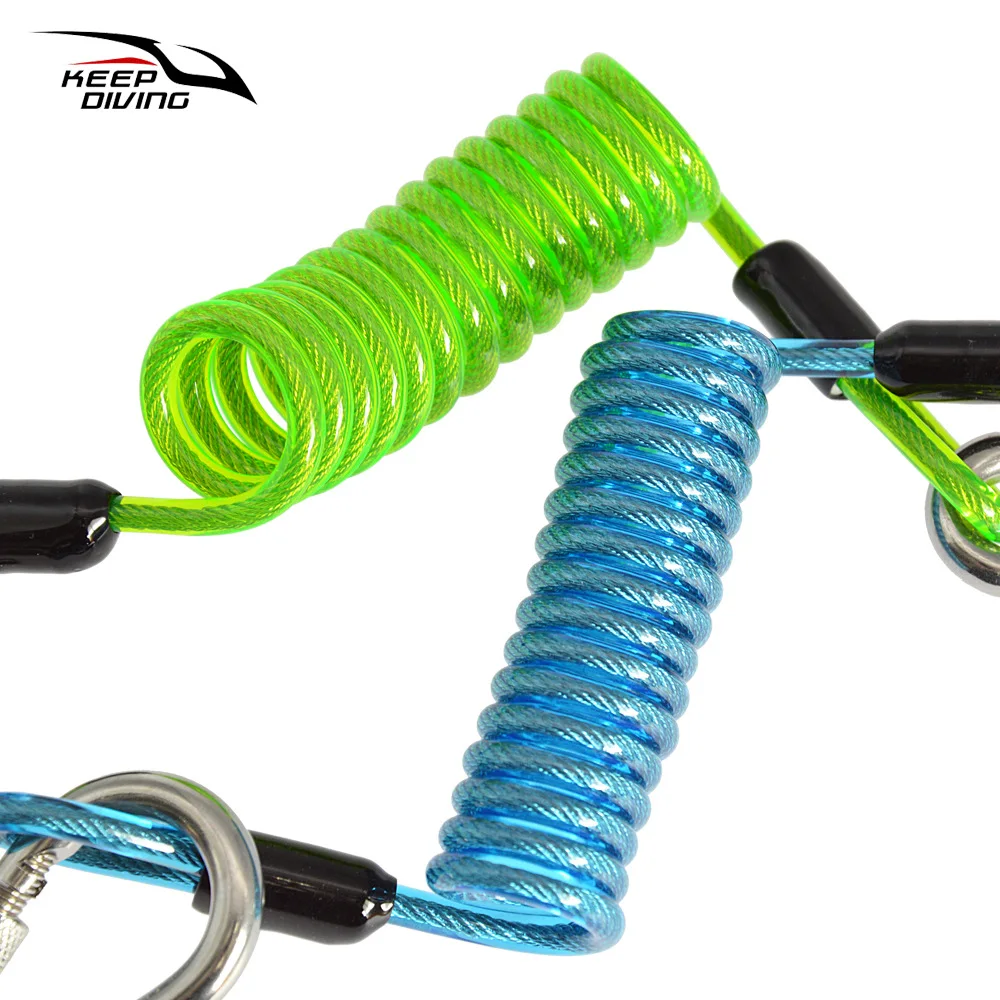 Longe De Plongée En Nylon à Ressort - Boucle à Dégagement Rapide - Pour Appareil Photo Et Lampes - Léger 63g