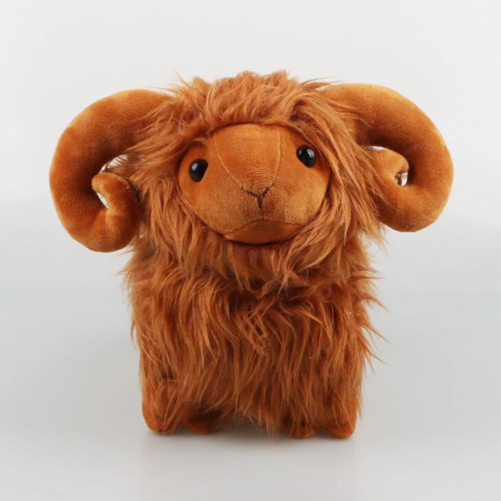 Highland Woolly Ram Sheep Stuffed Children Plush Toy