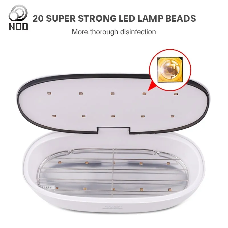 New 59S UV Sterilization Box 20pcs Leds Disinfection Box For Dry Manicure Esterilizador Machine Nail Tools Storage