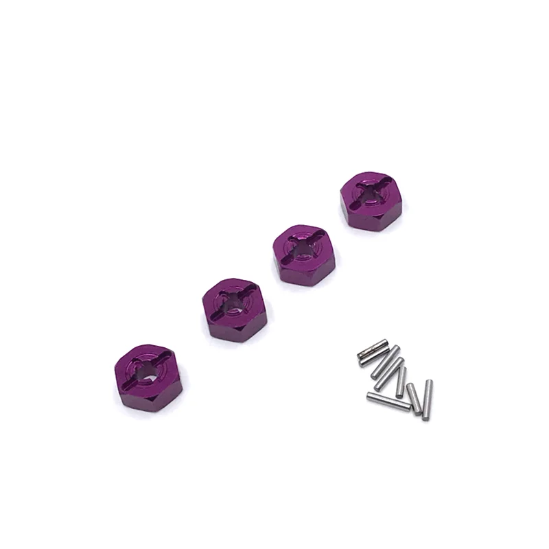 WLtoys용 금속 업그레이드 12mm 허브 어댑터 144001 144002 144010 124016 124017 124018 124019 A949 A959 A969 A979 RC 자동차 부품