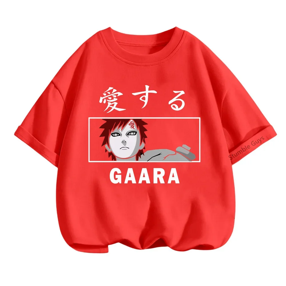 thumbnail image 1 of Camiseta de anime Naruto para niños, camisetas para niños, camisetas de dibujos animados para niñas, camisetas de manga corta de Sonic para niños de 3 a 14 años, 1 of 5