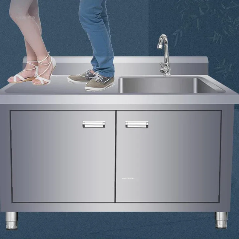 Commercial Metal Kitchen Sinks For Outdoor Cabinet Storage With Operating Table Sinks Minimalist Sink For Dining Room N 5