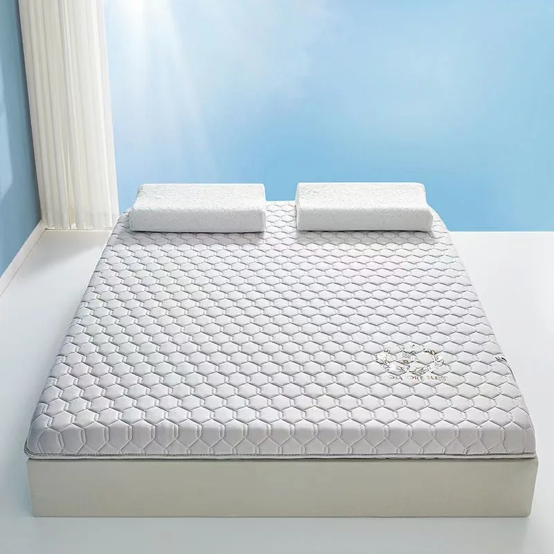 VESCOVO Latex Thickened Mattress Topper 160*200 Tatami Floor Mat Children Bed Topper 150*200