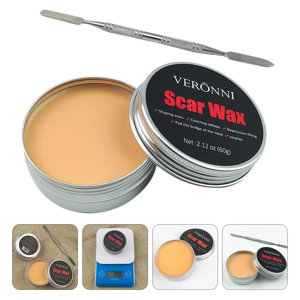 60g Special Effects Skin Wax Fake Scars Makeup Wound with Spatula |