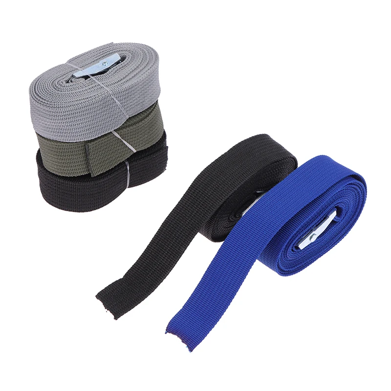 2pcs 3 Meters Buckle Tie-Down Belt Cargo Straps for Car Truck Motorcycle Bike Tow Rope Binding Belt Auto Luggage Bag Fixed Strap