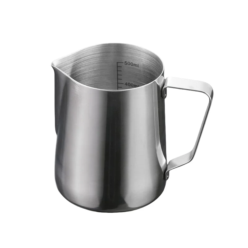 Narrow-mouth 304 stainless steel measuring cup 300 500ml beaker Graduated tip stainless steel beaker
