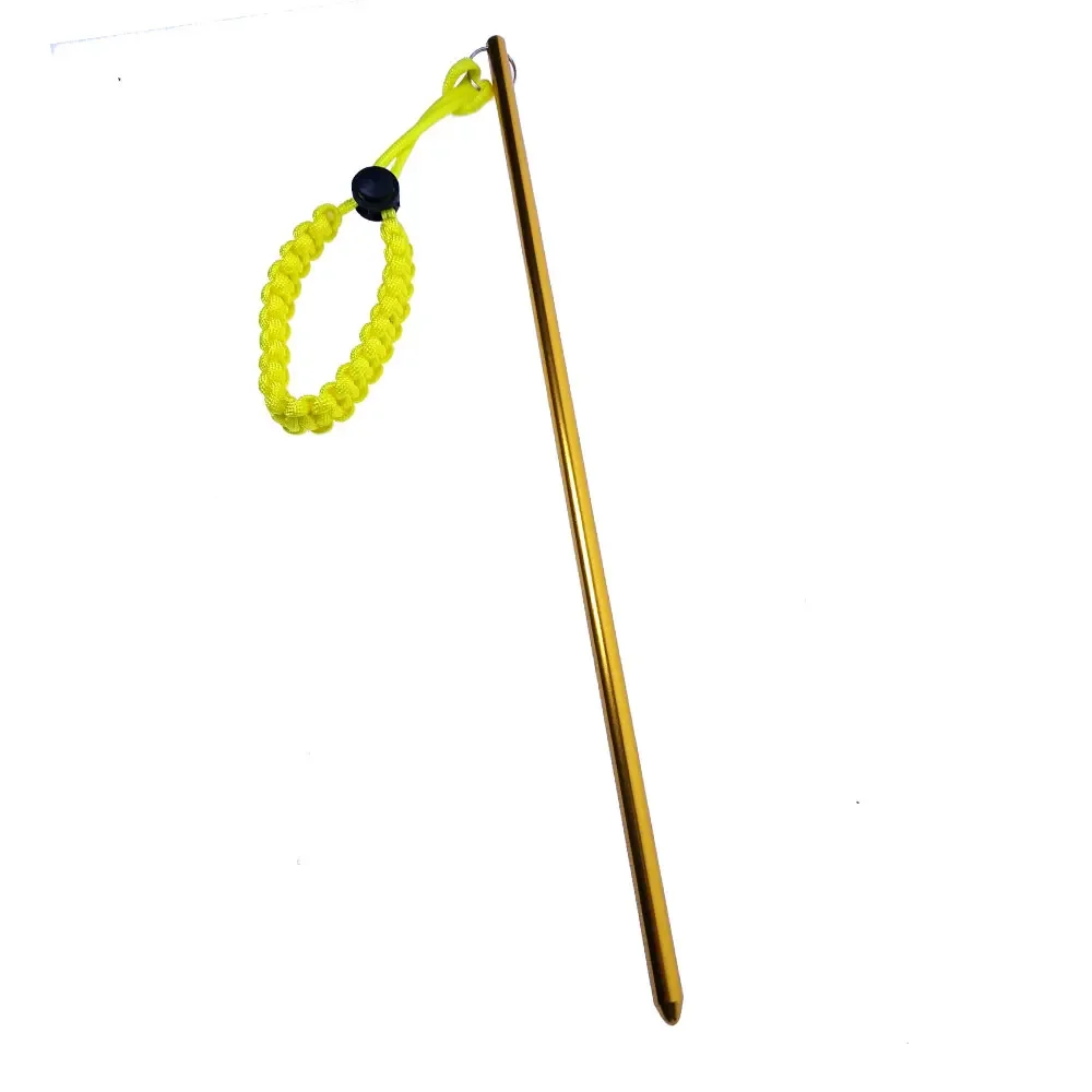 Diving stick 14''/35cm Diving Stick Aluminum Alloy Noise Maker Rod Pointer Adjustable Wrist Lanyard Diver Underwater Signaling Devices