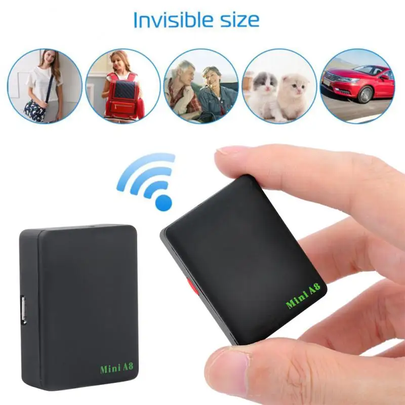Mini A8 GPS Tracker Wireless Audio Listening Device GSM/GPRS Locator Tracking Device Anti Lost LBS Locator GPS Trackers
