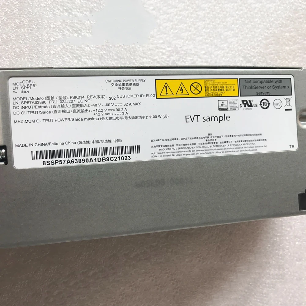 Power Supply for AcBel 1100W FSK014 02JJ207 SP57A63890 4 Power Supply for AcBel 1100W FSK014 02JJ207 SP57A63890 - Image 2
