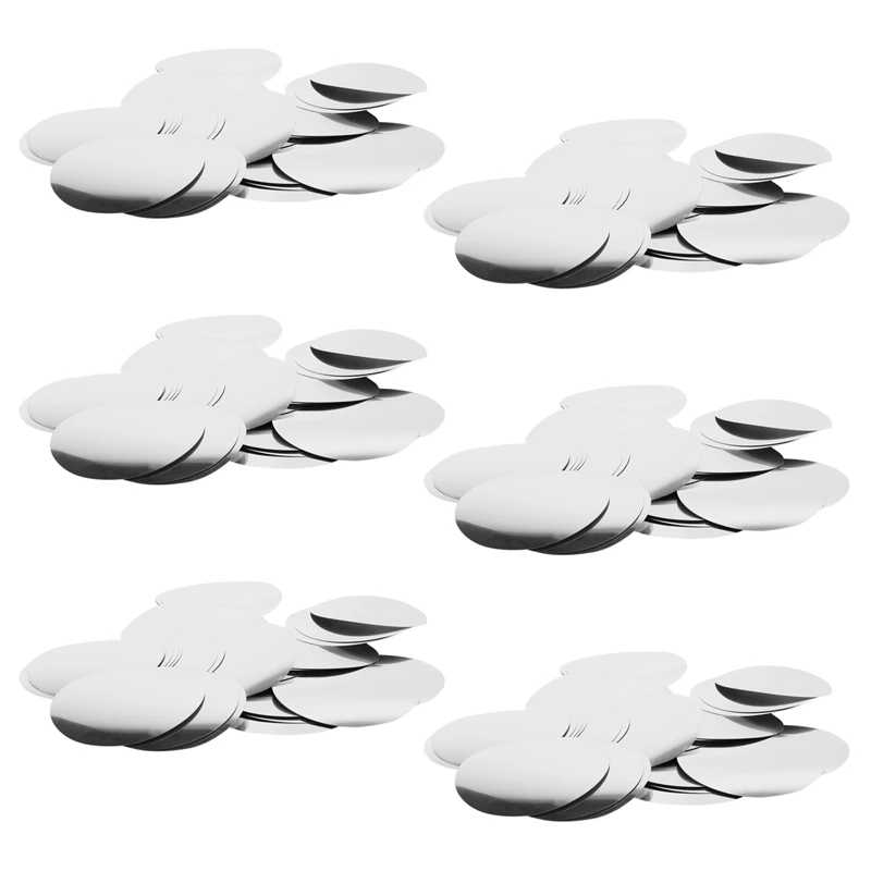 

300Pcs 3Inch Silver Wine Pourer Disk Drip-Proof Drip Pouring Pour Spout