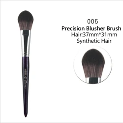 Deluxe Round Head Makeup Brush for Flawless Foundation and Blush Application (005)