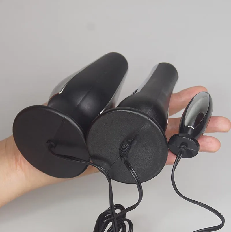 E stim Anal Vagina Butt Plug Electrostimulator Electro Sex Toys