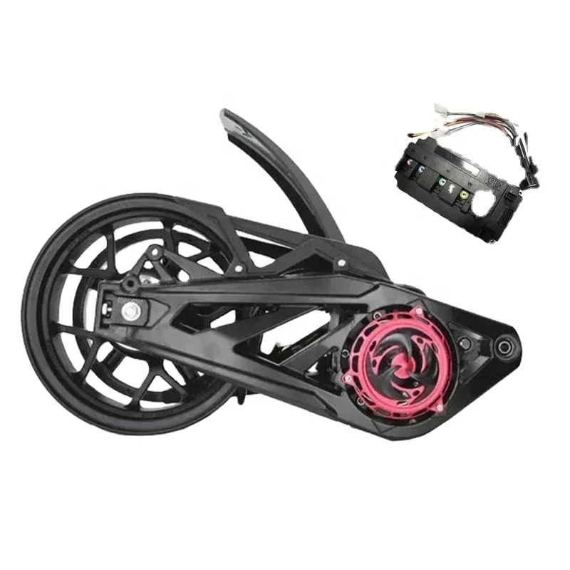 

QS Motor 138 3kw 5kw 72V 100KPH Mid Drive Motor 12inch Assembly Kits with EM150SP Controller for E-Motorcycle