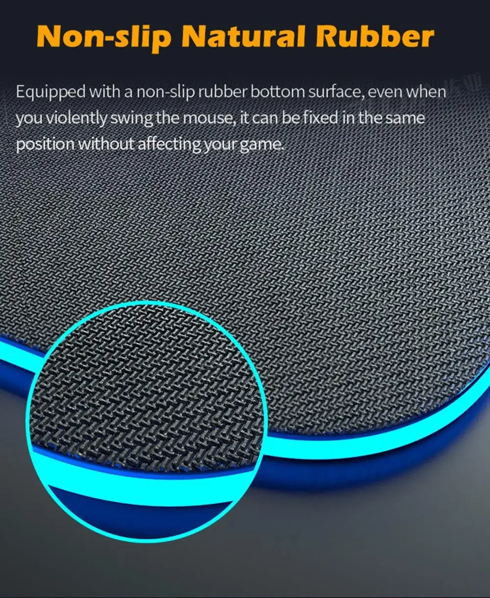 Enhanced RGB Gaming Mousepad - Extra Large Desk Mat with LED Lighting