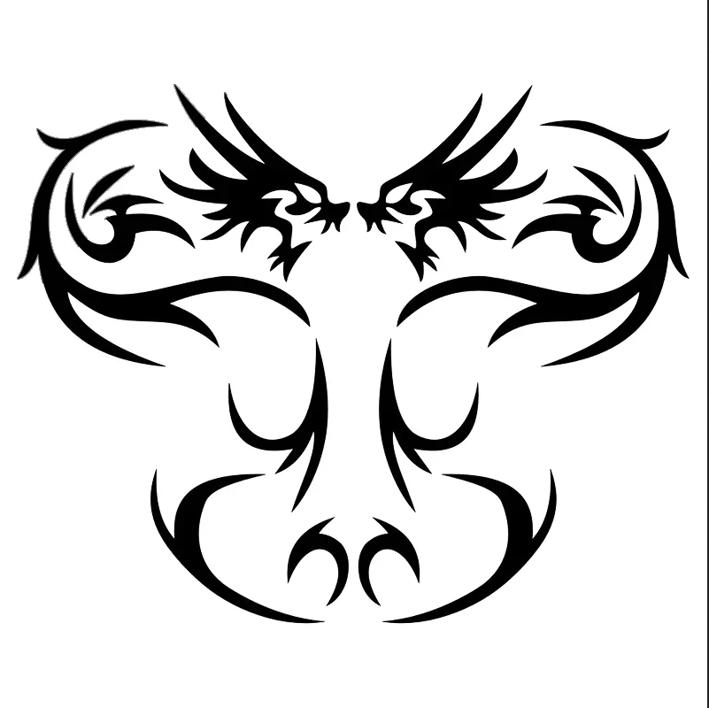 

1 пара виниловых автомобильных аксессуаров для капота двигателя дракона тотемного цвета