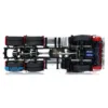 LESU 770S 6*6 1/14 RC Tractor Truck Metal Chassis Light Sound Smoke Differential Metal Chassis RTR Remote Control Car Model 6