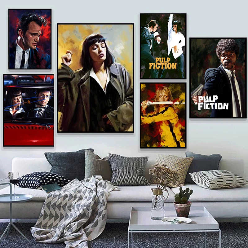 Buy Art For Less FRAMED Pulp Fiction JULES WINNFIELD 36x24 MOVIE Art Print  Poster Quentin Tarantino Movies