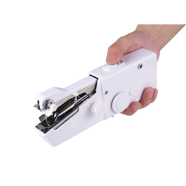 Portable Mini Handheld Sewing Machine Electric Stitching Quick Repair DIY 