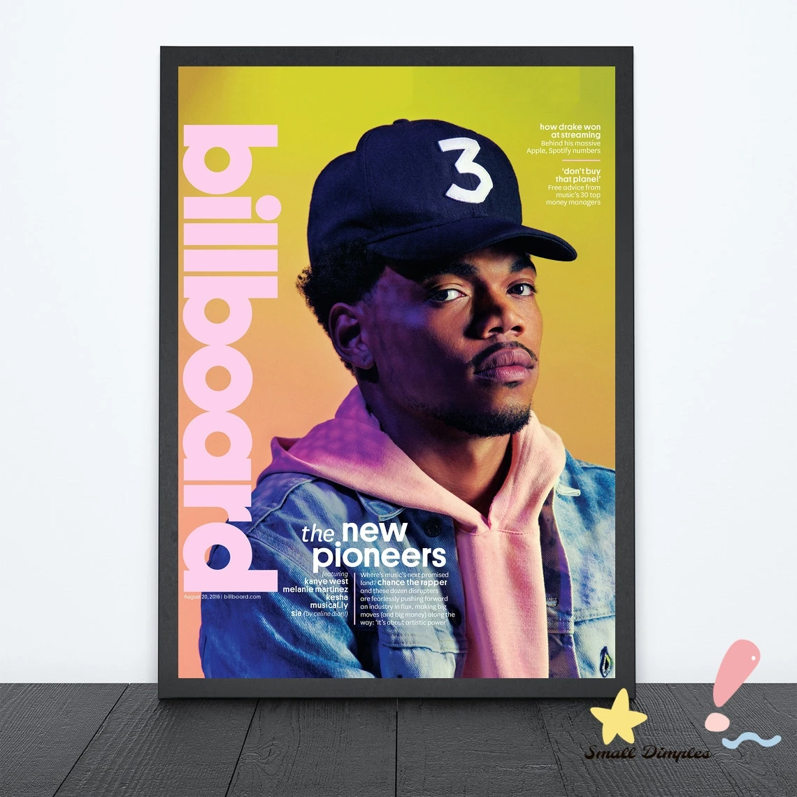 

Chance The Rapper Poster Music Star Poster Canvas Art Print Home Decoration Wall Painting ( No Frame )