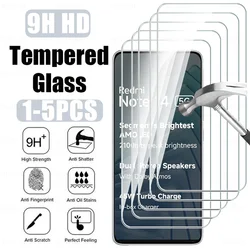 Tempered Glass Screen Protector - Anti - Scratch, HD Clear - Pack of 1 - 5 for Redmi Note 14 5G (1 Piece)